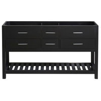 Virtu USA Caroline Estate 60" Cabinet Only, Espresso