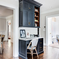 Summit, NJ &ndash; Transitional &ndash; Gray Kitchen Cabinetry - Kitchen Cabinetry