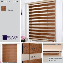 WoodLook Dual Shades - Roller Shades