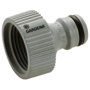 Gardena 36002-1 Threaded Tap Hose Connector, Nylon/ABS, 5/8" and 1/2"