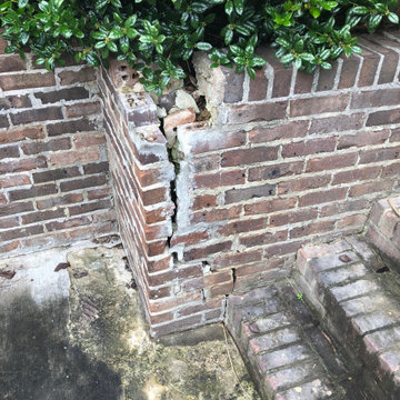 Retaining Wall Repair and Stone Veneer