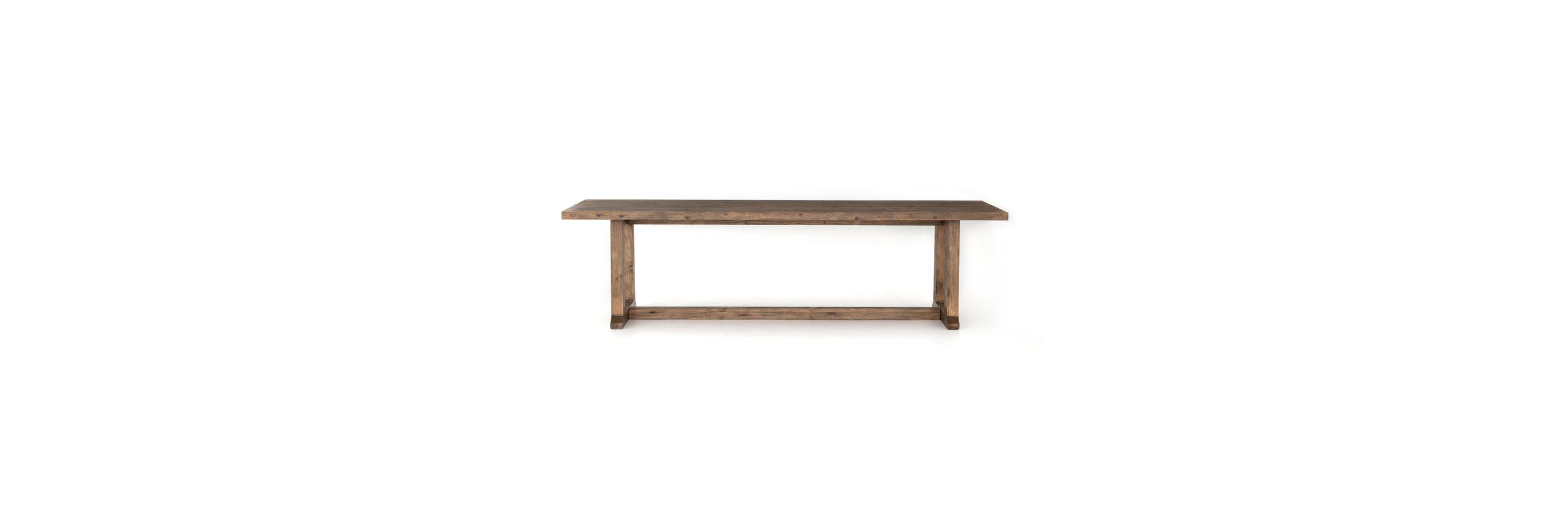 Otto Dining Table, 110", Honey Pine - Rustic - Dining Tables - by Four Hands | Houzz