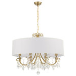 Crystorama - Othello 8 Light Vibrant Gold Chandelier - Color: Vibrant Gold