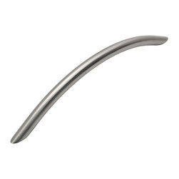 Cosmas - Arch Bow Cabinet Bar Pull, Satin Nickel, Set of 10 - Cabinet And Drawer Handle Pulls