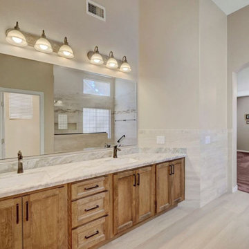 Modern Master Bathroom in Green Valley Ranch