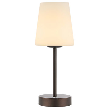 JONATHAN Y Lighting JYL7110 Carson 13" Tall LED Buffet Table Lamp - Oil Rubbed