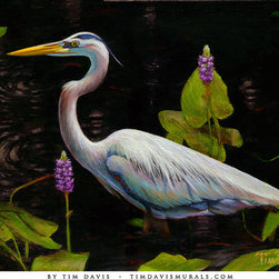 Through the Pickerelweed - Paintings