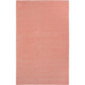 Rizzy Twist TW-2918 Solid Color Rug, Rust, 2'0"x3'0"