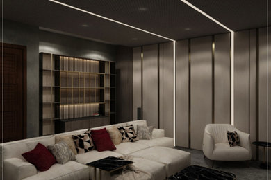 Home design - mid-sized modern home design idea in Other