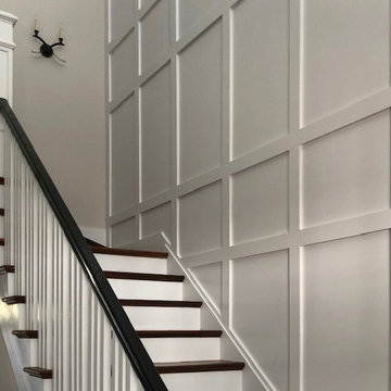 Two story wainscoting