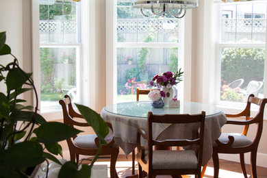 Inspiration for a modern dining room remodel in Other