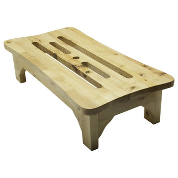 ALFI brand AB4408 24'' Wooden Stool for your Wooden Tub
