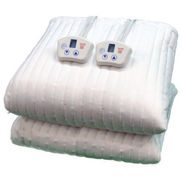 ElectroWarmth Olympic Queen Dual Control Heated Mattress Pad