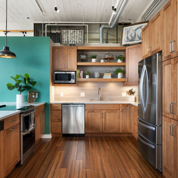Artistic Loft Kitchen