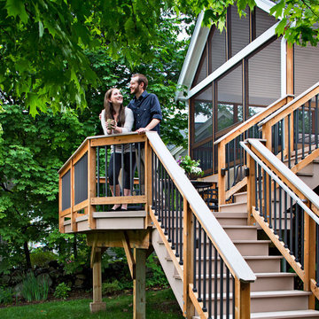 Screened Porch with Pressure Treated Deck