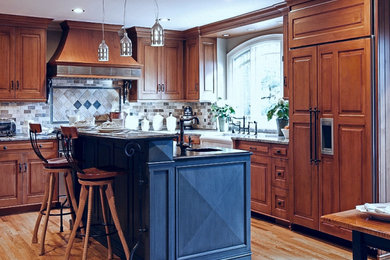 Kitchen - french country kitchen idea in Bridgeport