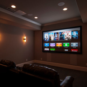 Home Theater, Savant and Lutron Lighting Project