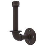 Allied Brass - Pipeline Upright Toilet Paper Holder, Oil Rubbed Bronze - Why go horizontal all the time? Time to go vertical. This upright toilet paper holder can also be used as a reserve roll holder. The Pipeline collection is the latest innovation for bathroom fittings from the Allied Brass Brand of products. This toilet tissue holder gives the industrial look of pipe fittings while blending aptly with both modern and traditional bathroom decor. This accessory is powder coated with lifetime materials to provide a decorative and clean finish. No wonder, this upright style toilet tissue holder gives continual service for years without any trouble. The choice of superior materials makes this item free from corrosion and rust. Toilet paper holder mounts firmly with color coordinating screws and comes with a limited lifetime warranty.