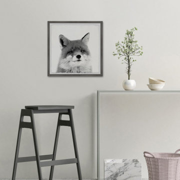 "Handsome Fox" Framed Painting Print