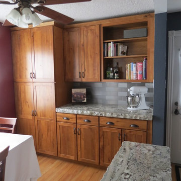 AFTER: Dining room wall