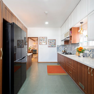 Earthy Eclectic Kitchen