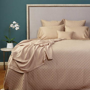 BedVoyage rayon from Bamboo Coverlets in Champagne
