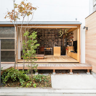 東京23区のモダンスタイルのおしゃれなデッキの写真