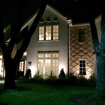 Exterior Landscape Lighting in Tanglewood Area