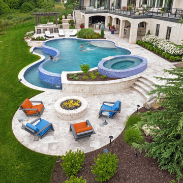 Lakeview Retreat, Pool, and Patio.