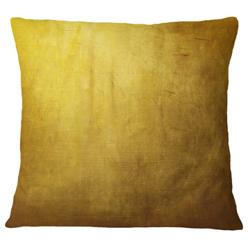 Gold Texture Abstract Throw Pillow, 16"x16"