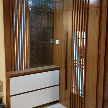 Mr Pinal Rawal's residence at Shivalik Park View, Shela, Ahmedabad Gujarat.