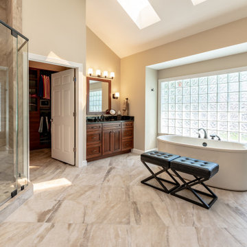 Enjoying of a Modern, Rejuvenated, and Functional Master Bath in Great Falls VA