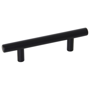 RCH Modern Stainless Steel Handle Pull, 10 Pack, Black, 3 Inch