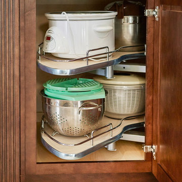Transitional Plano Kitchen with Open Concept & Maximized Storage