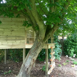 Kids playhouse...a beautiful present from grandparents - Garden Playhouses