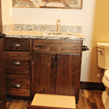 Dark Walnut Bathroom Cabinets, Kimberly, Idaho