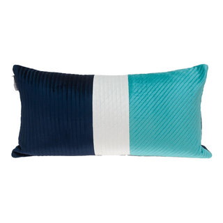 Decorative Hilton Lumbar Throw Pillow or Cover (22 X 14) - Bed