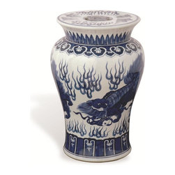 Chow Blue Garden Stool - Products