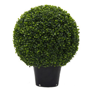 20 Artificial Boxwood Topiary Serene Spaces Living