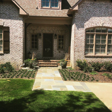 Full Foundation Re-planting and Accent Walls