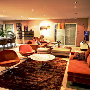 Sélection de meubles, tapis, accessoires déco pour un grand espace jour