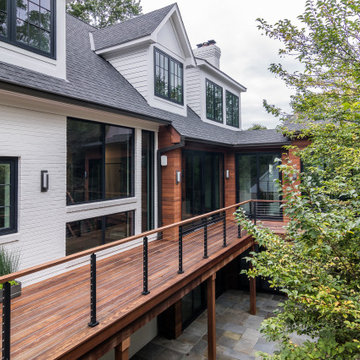 AFTER Rear Deck Extends across the entire home