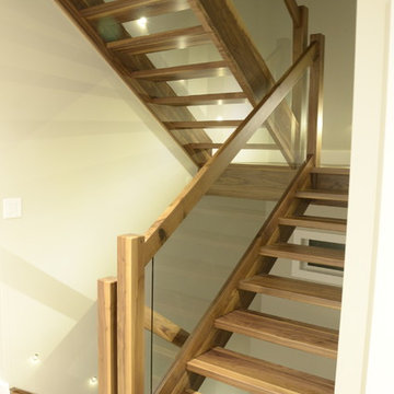 Solid Walnut Stairs