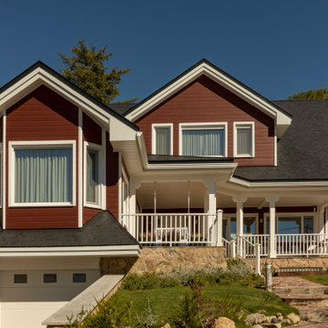 Vivienda clásica de estilo americano en la sierra de Madrid