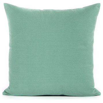 Solid Seafoam Green Accent, Throw Pillow Cover, 20"x20"