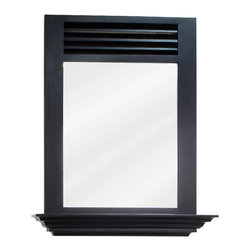 Lindley Black Vanity Mirror - Bathroom Mirrors
