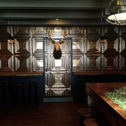 Wainscoting with Tin - Home Decor