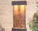 Whispering Creek Water Feature, Brown Marble, Antique Bronze