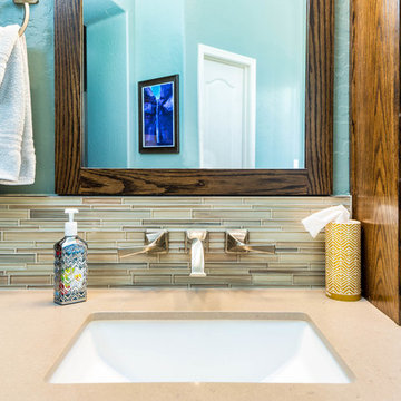 Earth Toned Master Bath