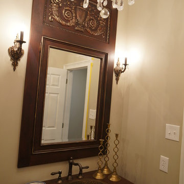 A Glamorous Powder Room in Doylestown, PA